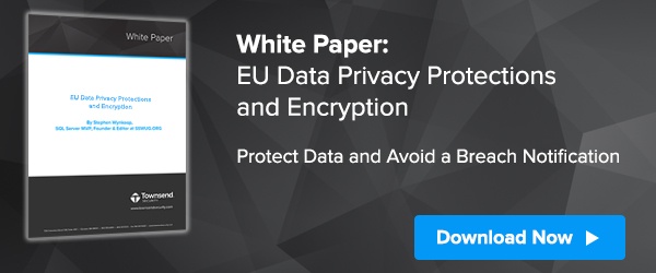 EU Data Privacy Protections and Encryption