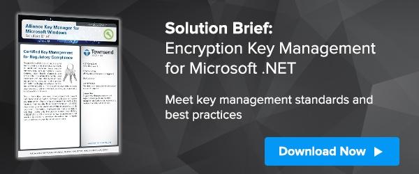 Encryption Key Management for Microsoft .NET
