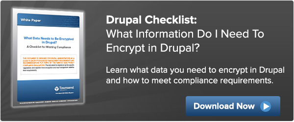 What Data Needs Encrypted In Drupal?